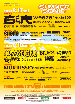 SUMMER SONIC 2002 POSTER