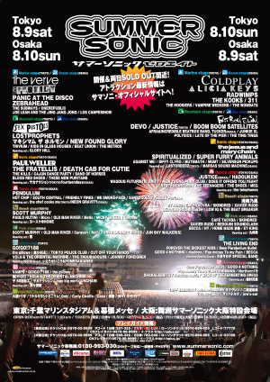 SUMMER SONIC 2008 POSTER