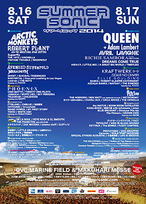 SUMMER SONIC 2012 POSTER