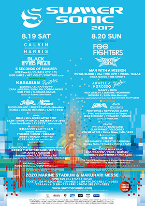 SUMMER SONIC 2012 POSTER