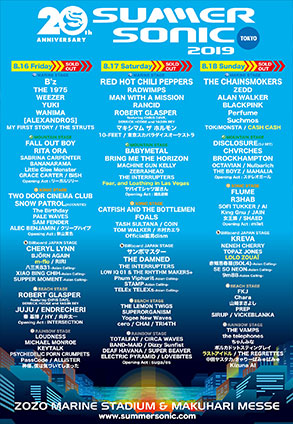 SUMMER SONIC 2019 POSTER