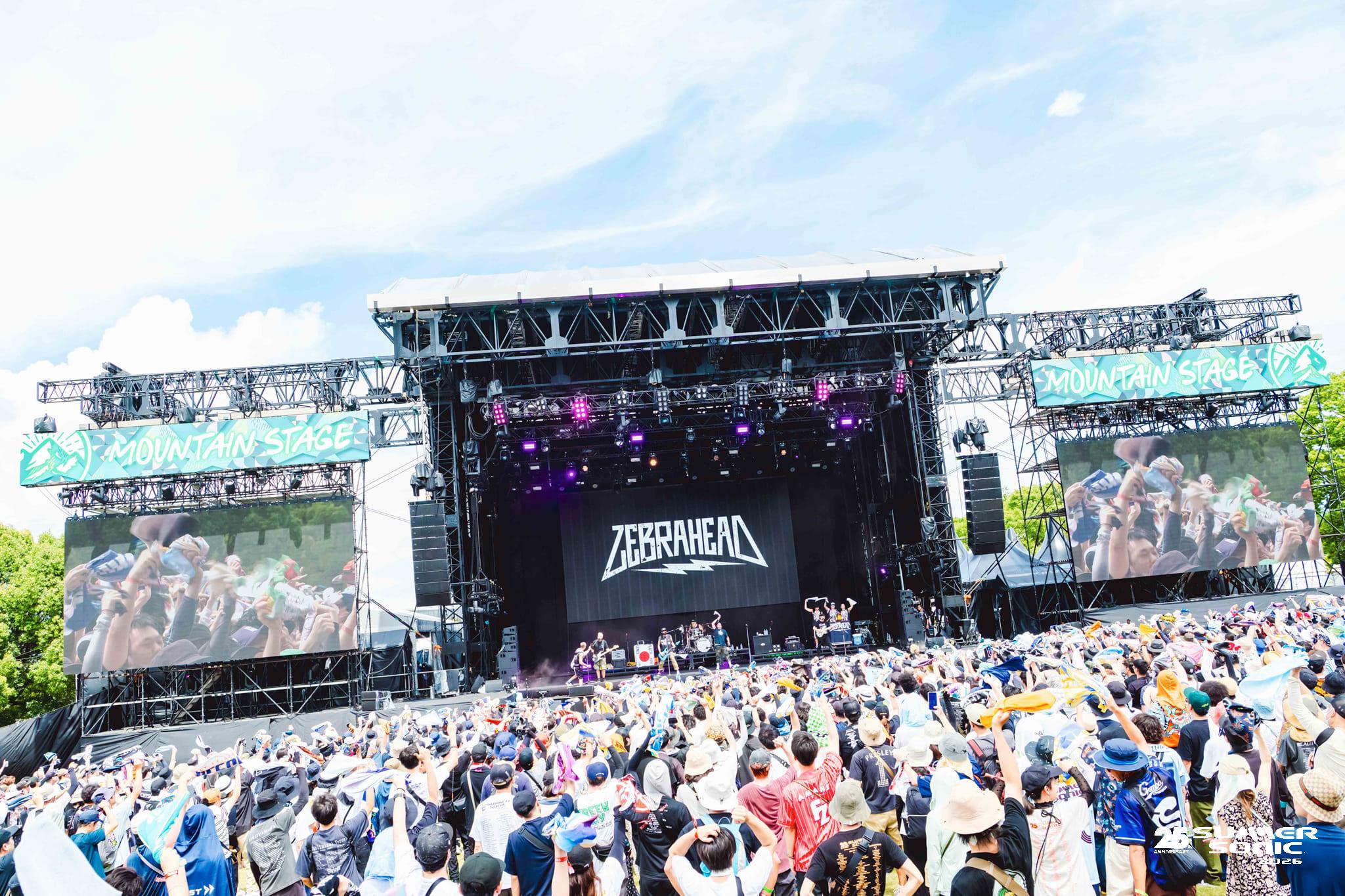 SUMMER SONIC 2011 オフィシャルT zebraheadサイン入り ZEBRAHEAD | GALLERY | SUMMER SONIC 2026 公式サイト
