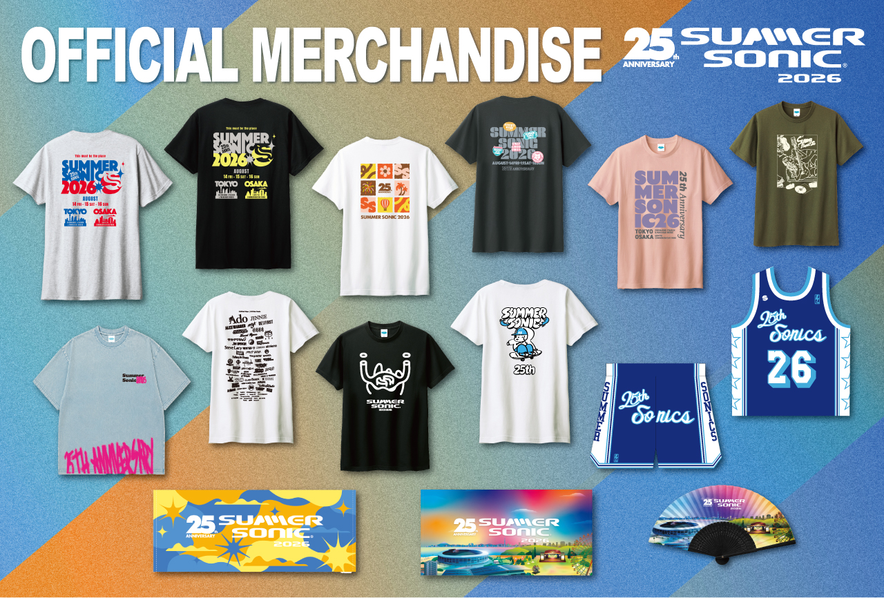 本日よりオフィシャルグッズ事後通販受付開始！ | NEWS | SUMMER SONIC